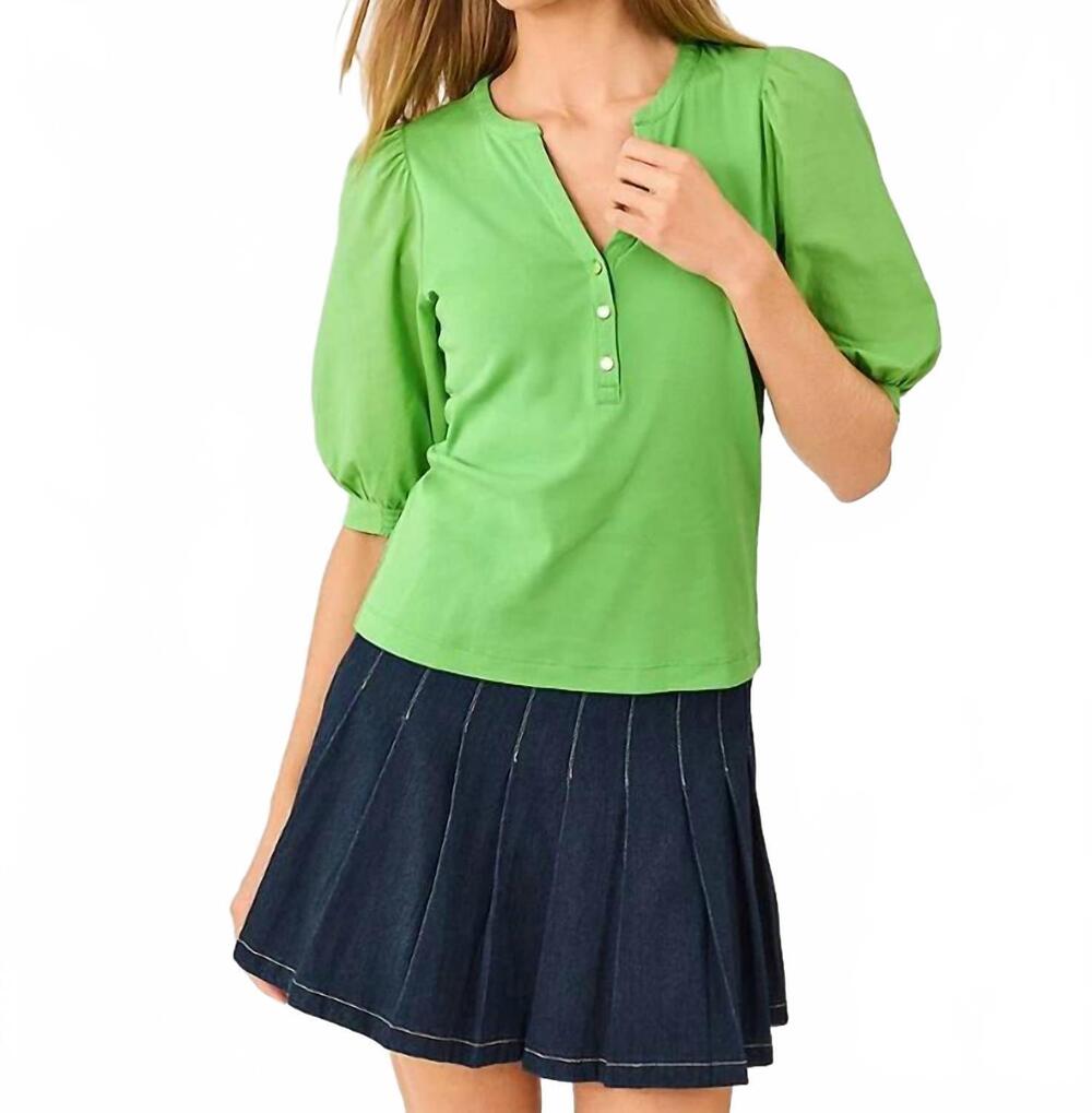 NEW LILLY PULITZER ronson knit top in chateau green
